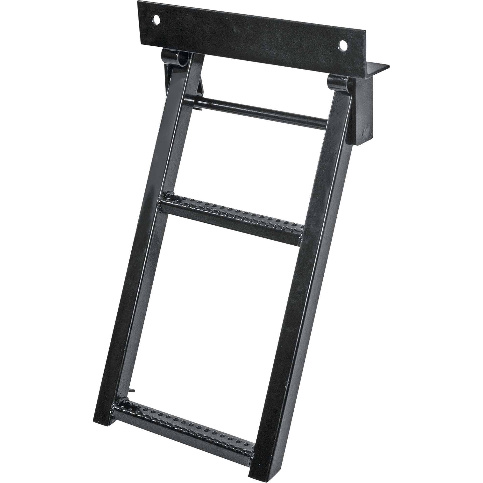 Buyers Products, 3-Rung Black Retractable Truck Step with Nonslip Tread, Model# RS3